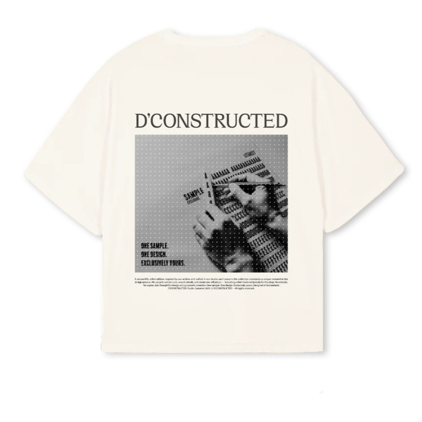 SAMPLESAMPLE Vintage White Oversized Boxy Tee. - Image 2