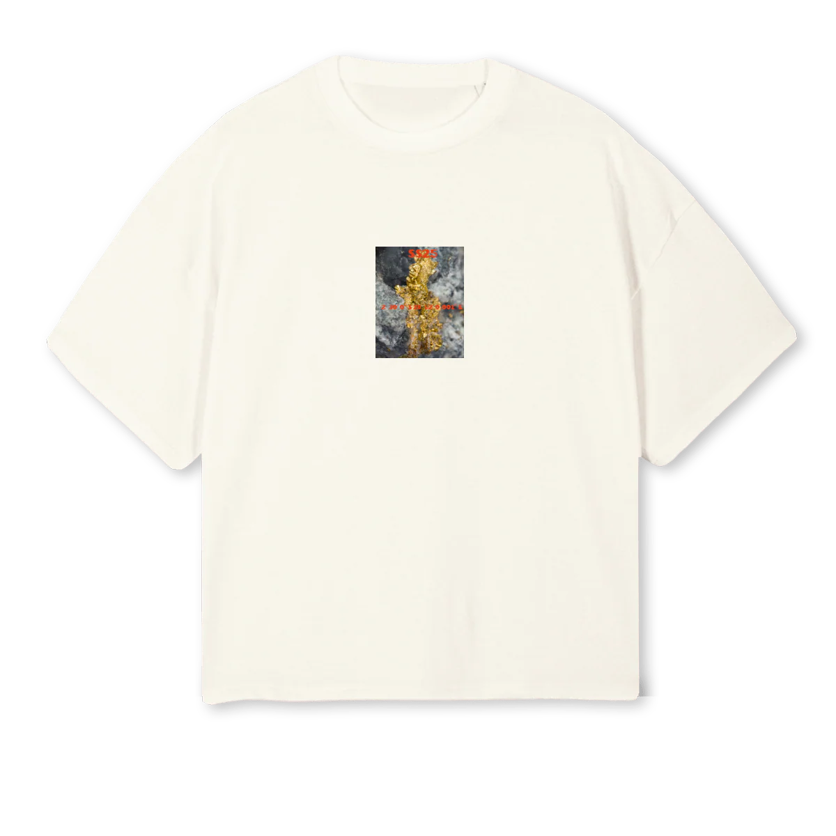 SAMPLING Cream Oversized Boxy Tee.