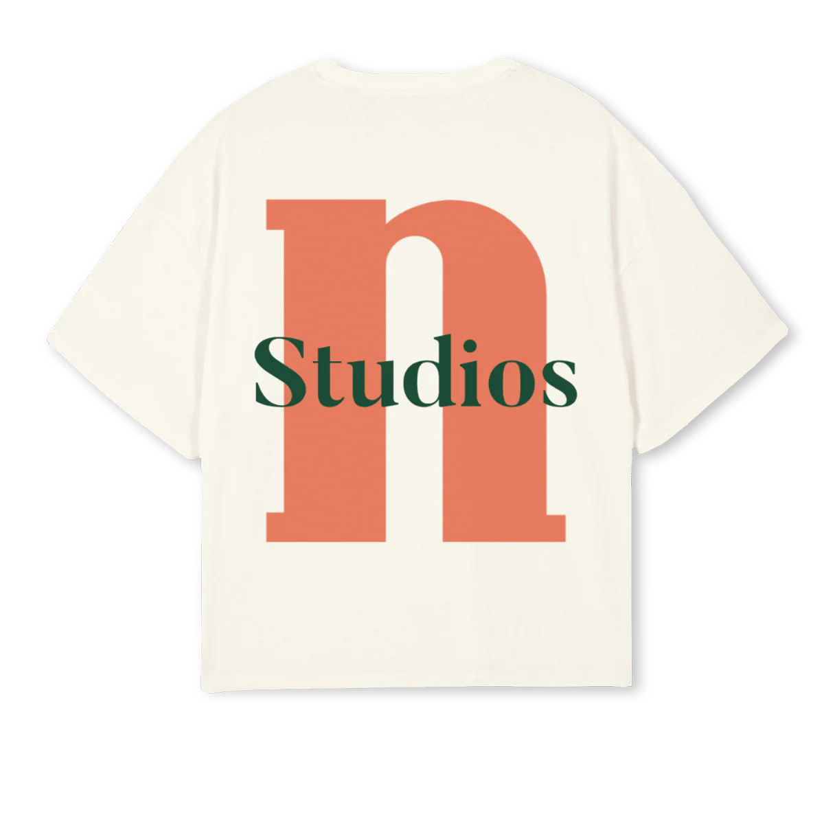 SAMPLING Cream Oversized Boxy Tee. - Image 2