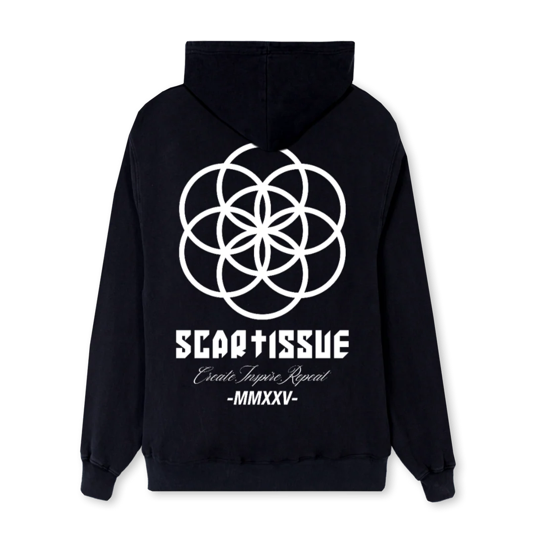 SCARTISSUE BH CORE Black Regular Hoodie. - Image 2