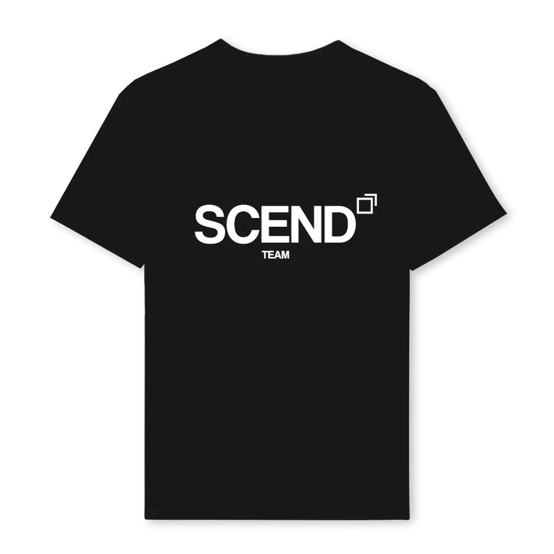 SCENDTEEREV Black Regular Tee. - Image 2