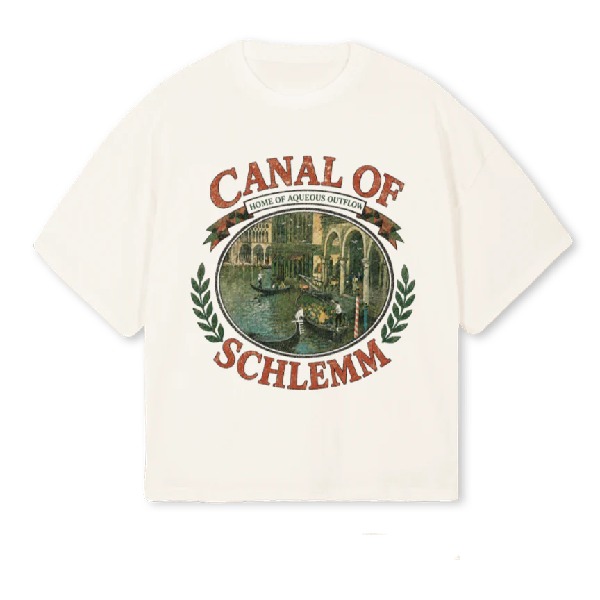 SCHLEMM OWSHIRT Vintage White Oversized Boxy Tee.
