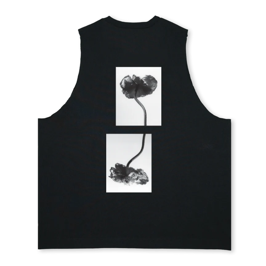 SCREAMINGSLEEVELESS Deep Black Oversized Vest. - Image 2