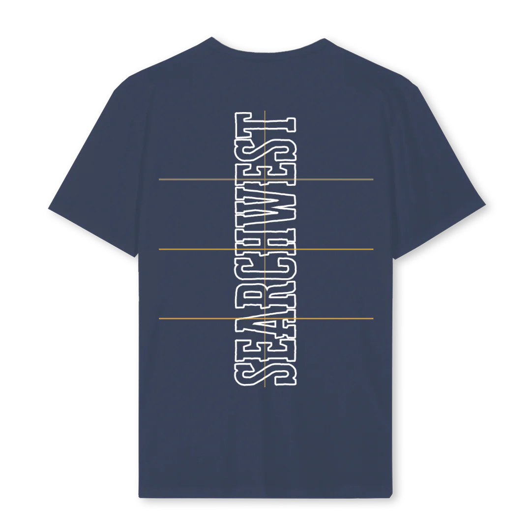 SEARCHWESTREGULART Navy Blue Regular Tee. - Image 2