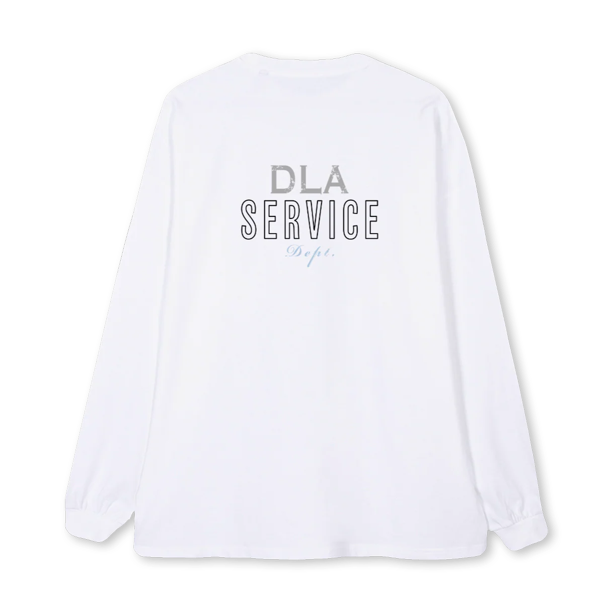 SERVICEDEPT White Oversized LS Tee. - Image 2