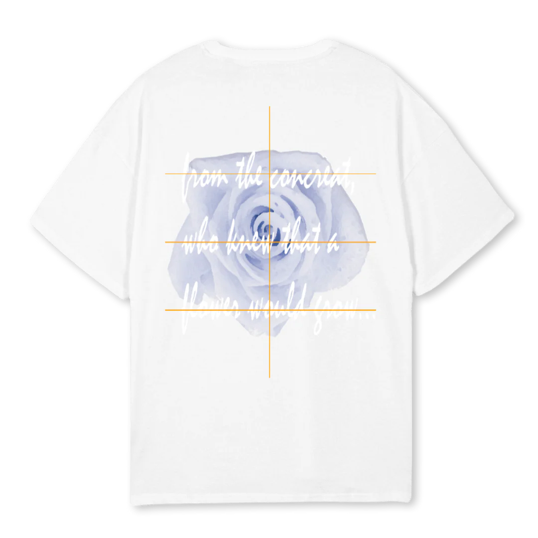 SEVENTEENFIVE White Oversized Tee. - Image 2