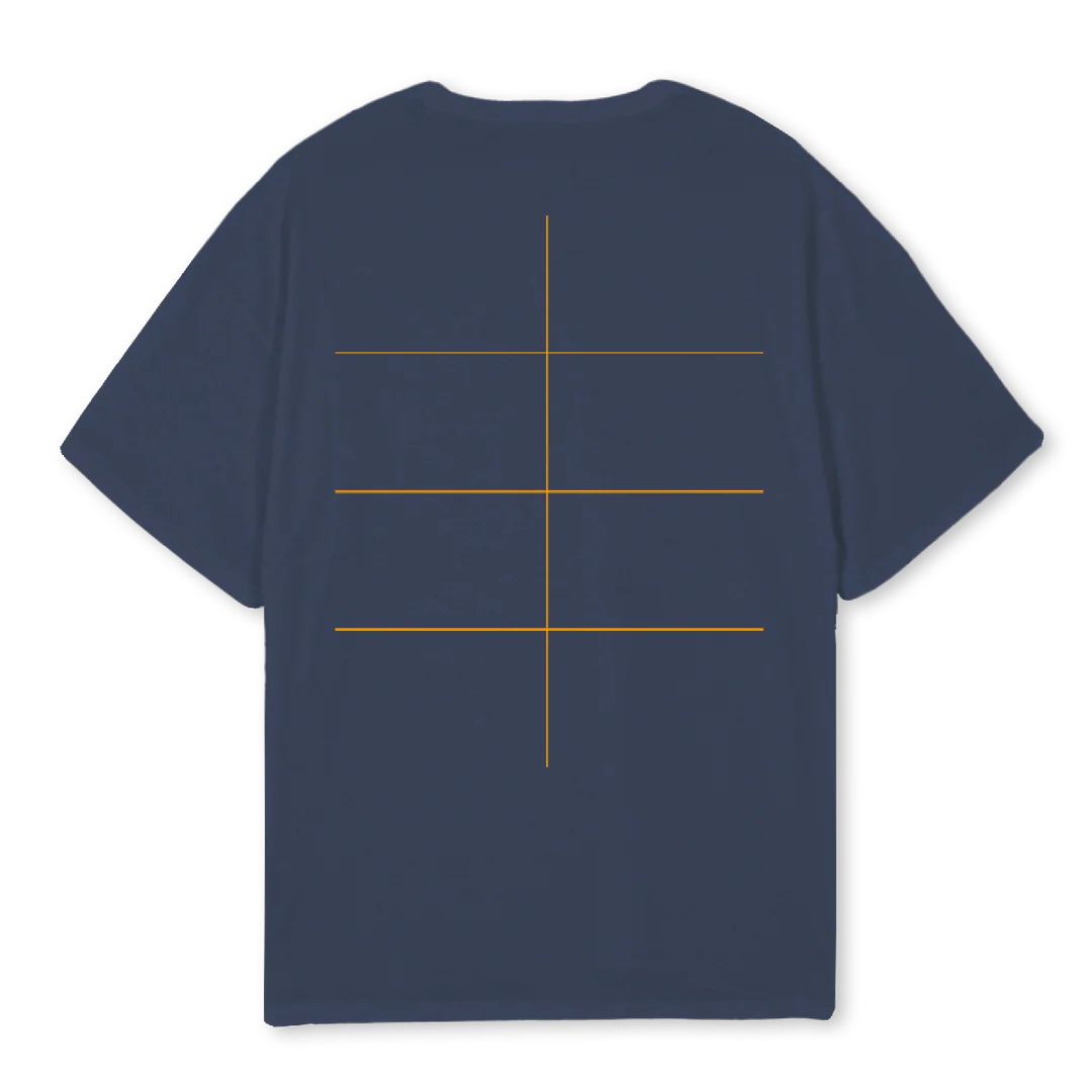 SGIRLCLUBNAVY Navy Blue Oversized Tee. - Image 2