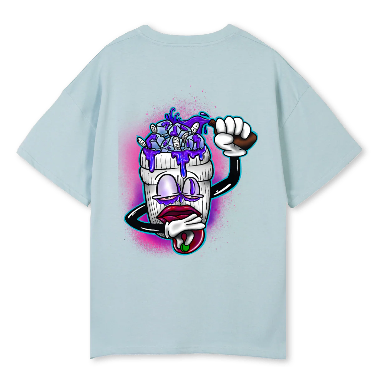 SHIRTSAMPLE Cold Blue Oversized Tee. - Image 2