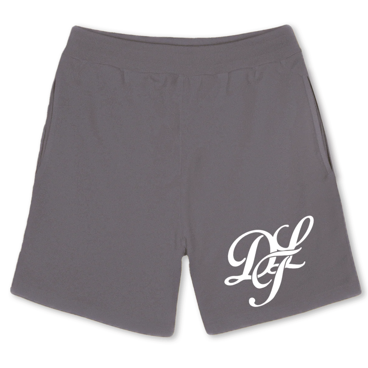 SHORTSDLT Pigment Grey Relaxed Sweatshorts.
