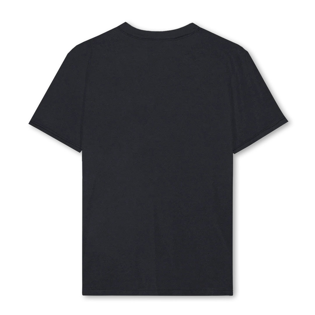 SIFTING Vintage Black Regular Tee. - Image 2