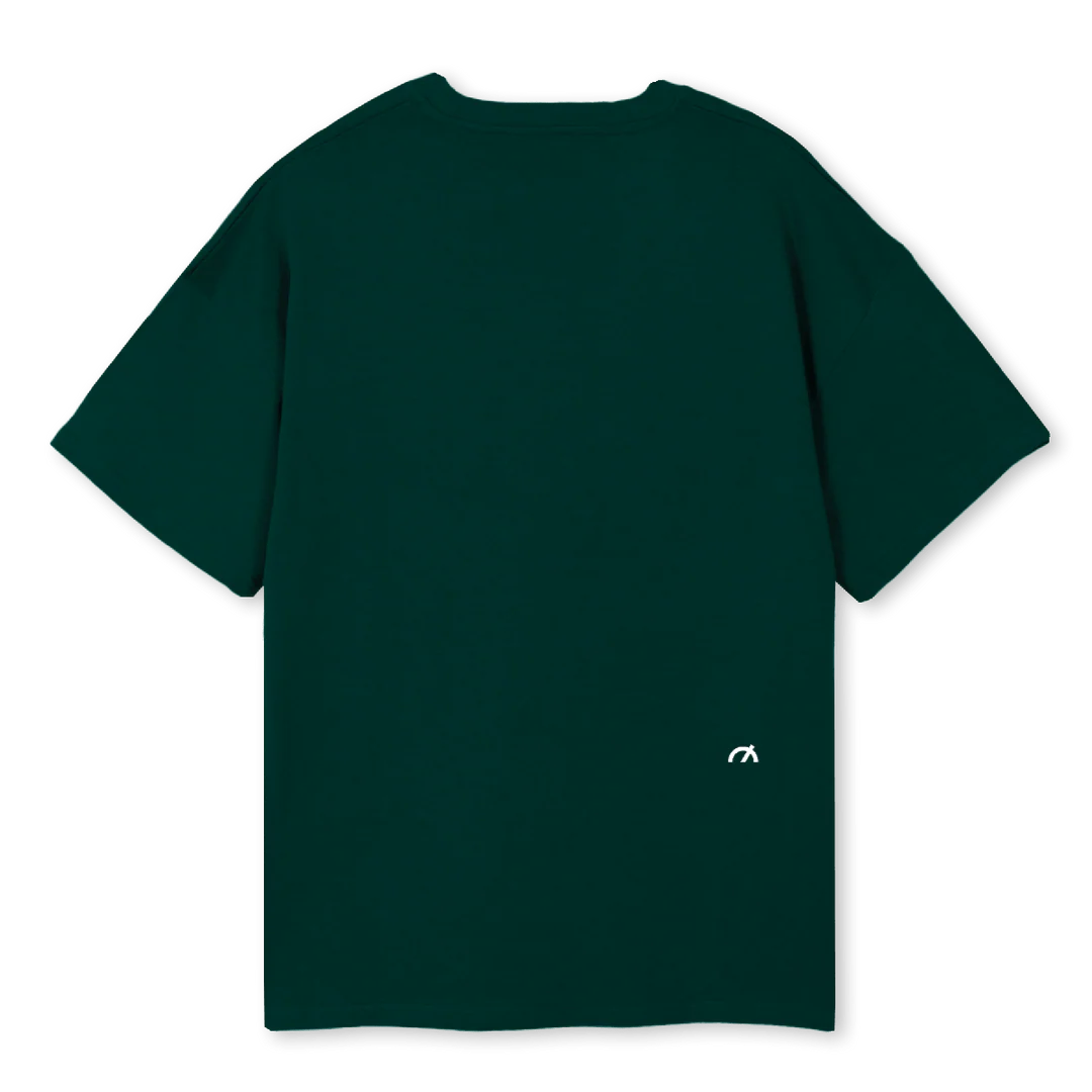 SIMPLETEE Wild Green Oversized Tee. - Image 2