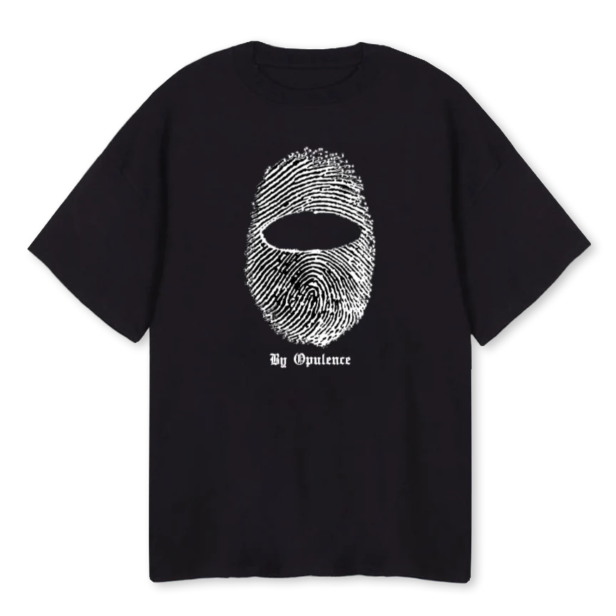 SKI MASK OT_2  Black Oversized Tee.