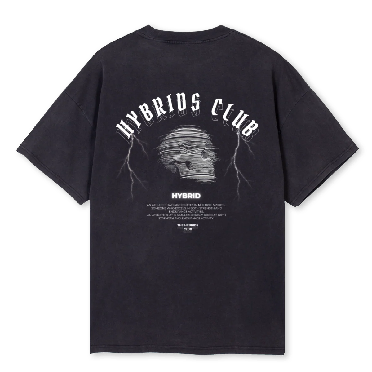 SKULLTEENEW Vintage Black Oversized Tee. - Image 2