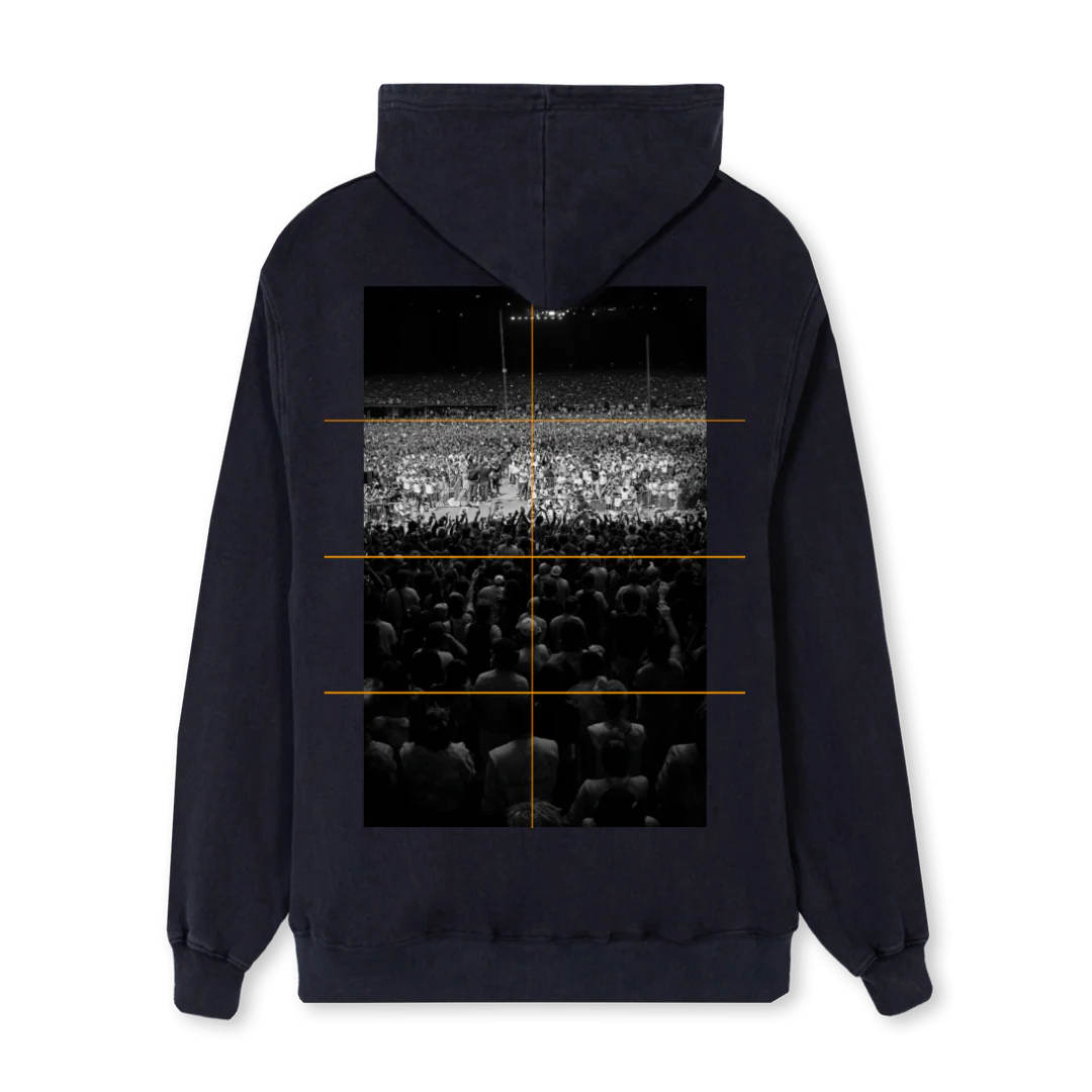 SLANGCROWDBLACKHOOD Vintage Black Regular Hoodie. - Image 2