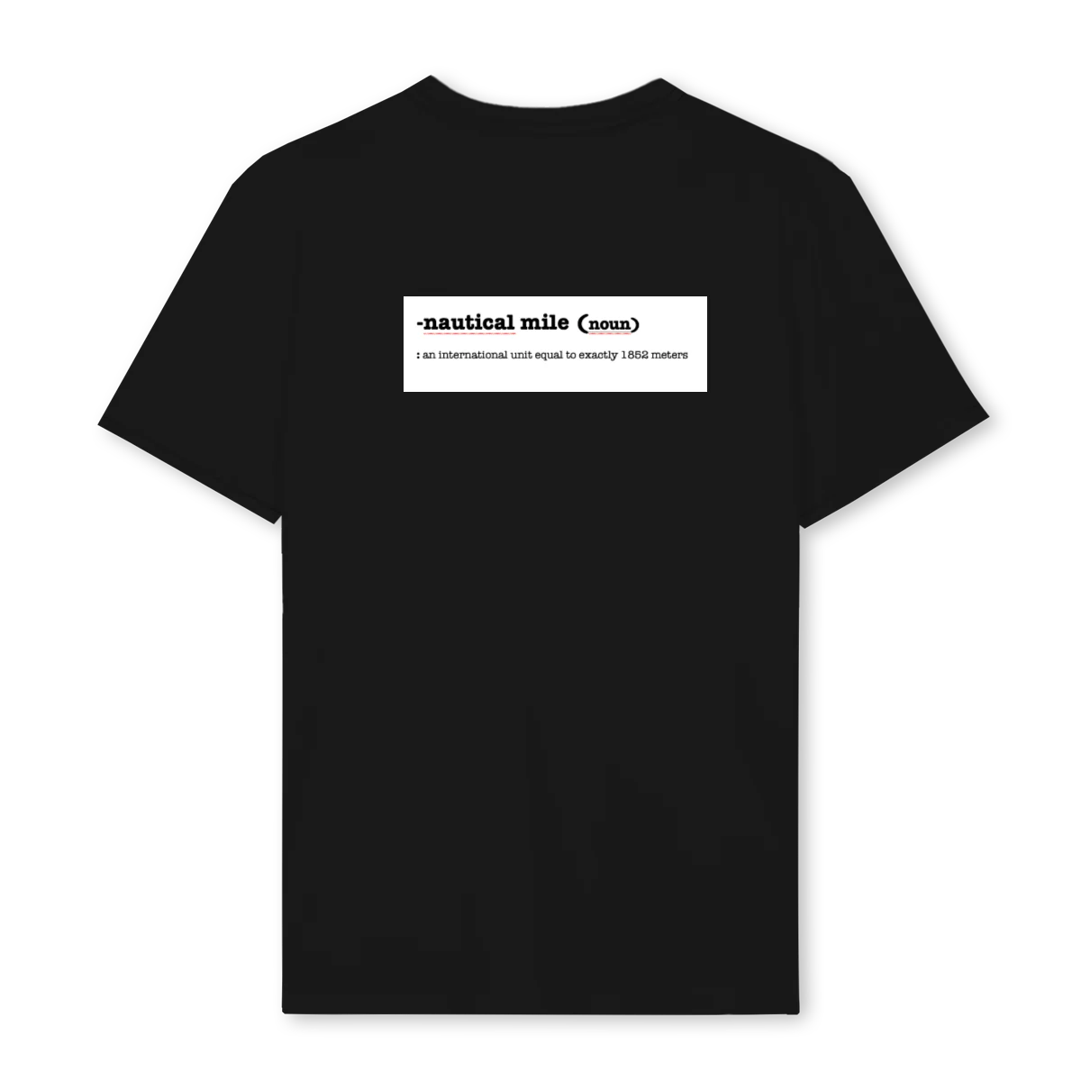 SNOW  SEA  Black Regular Tee. - Image 2