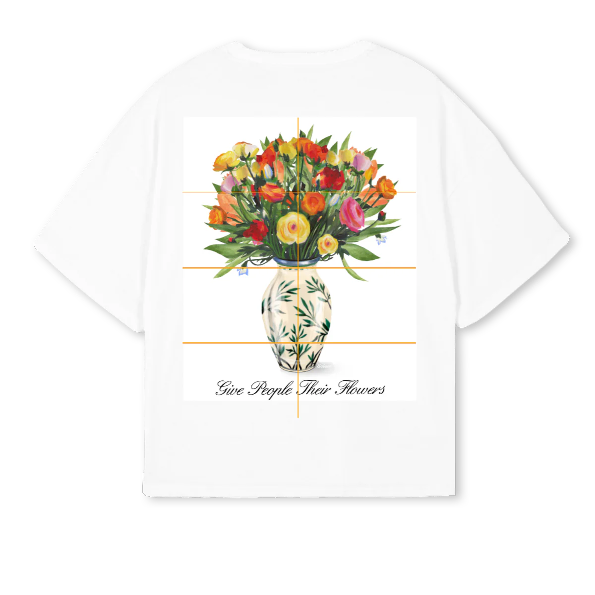 SOLACEFLOWERS White Oversized Boxy Tee. - Image 2