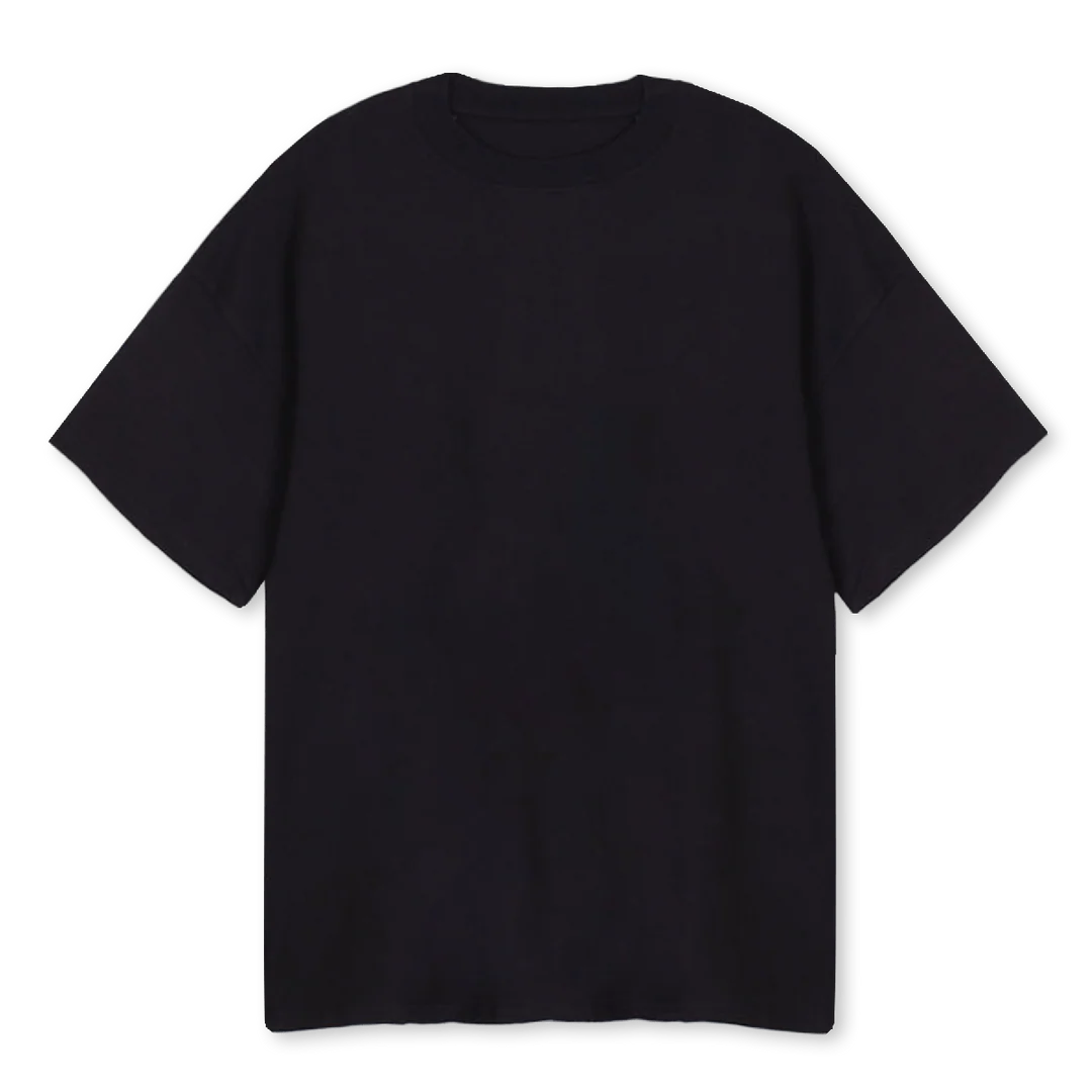 SOLDOUTBLACK Black Oversized Tee.