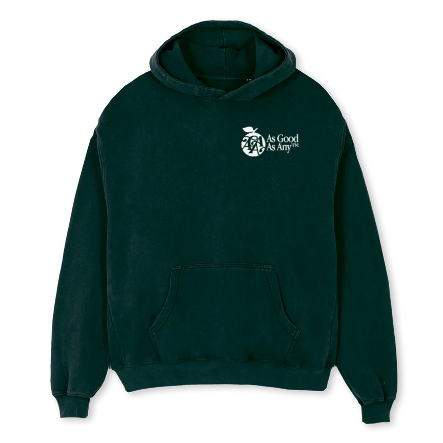AGAAAPLE2_COLOUR Wild Green Oversized Hoodie
