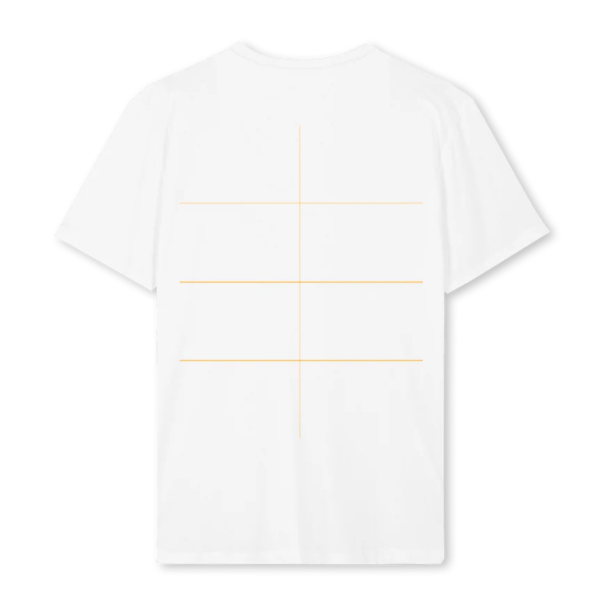 SOLITARY_3 White Regular Tee. - Image 2