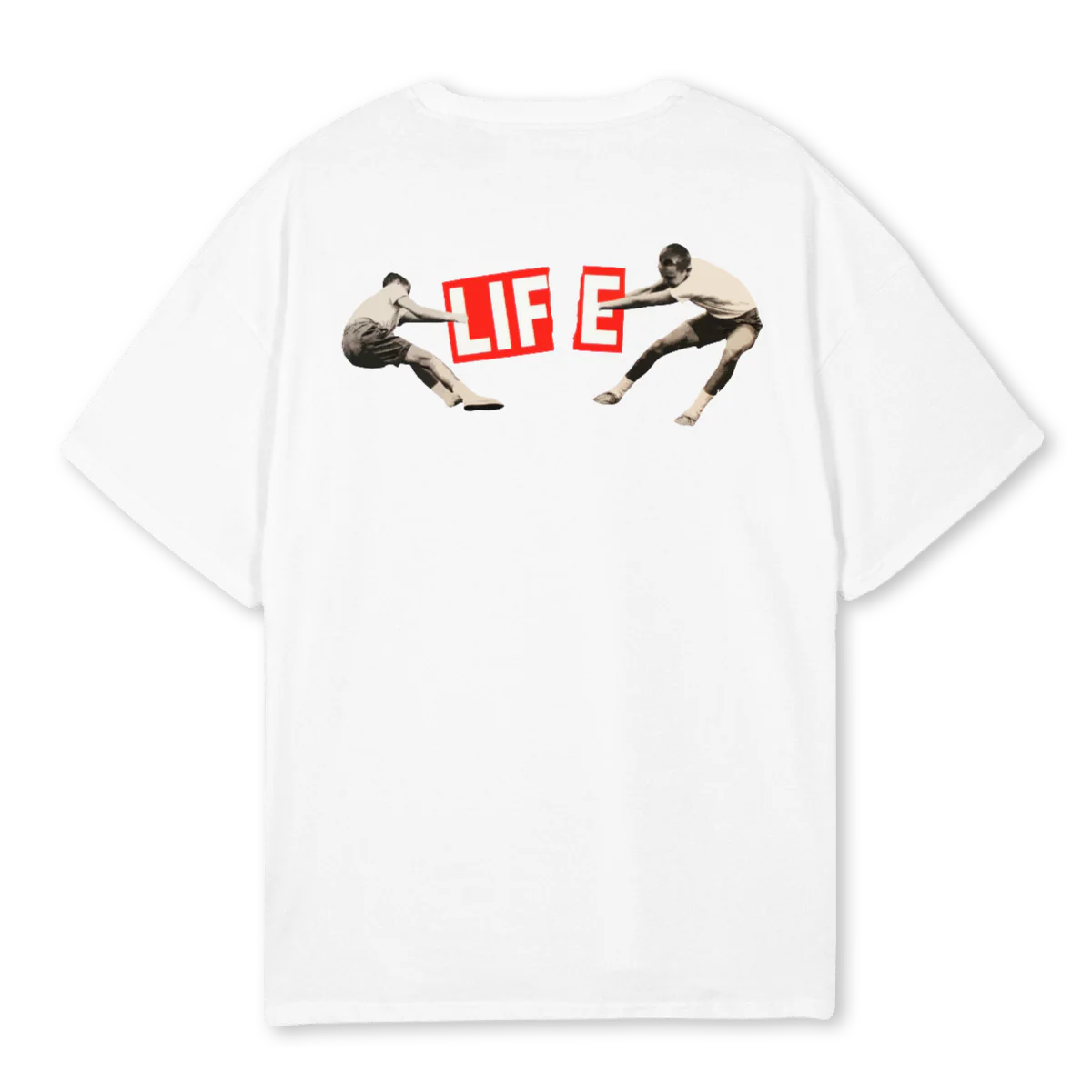 SOVLIFEWHT White Oversized Tee. - Image 2