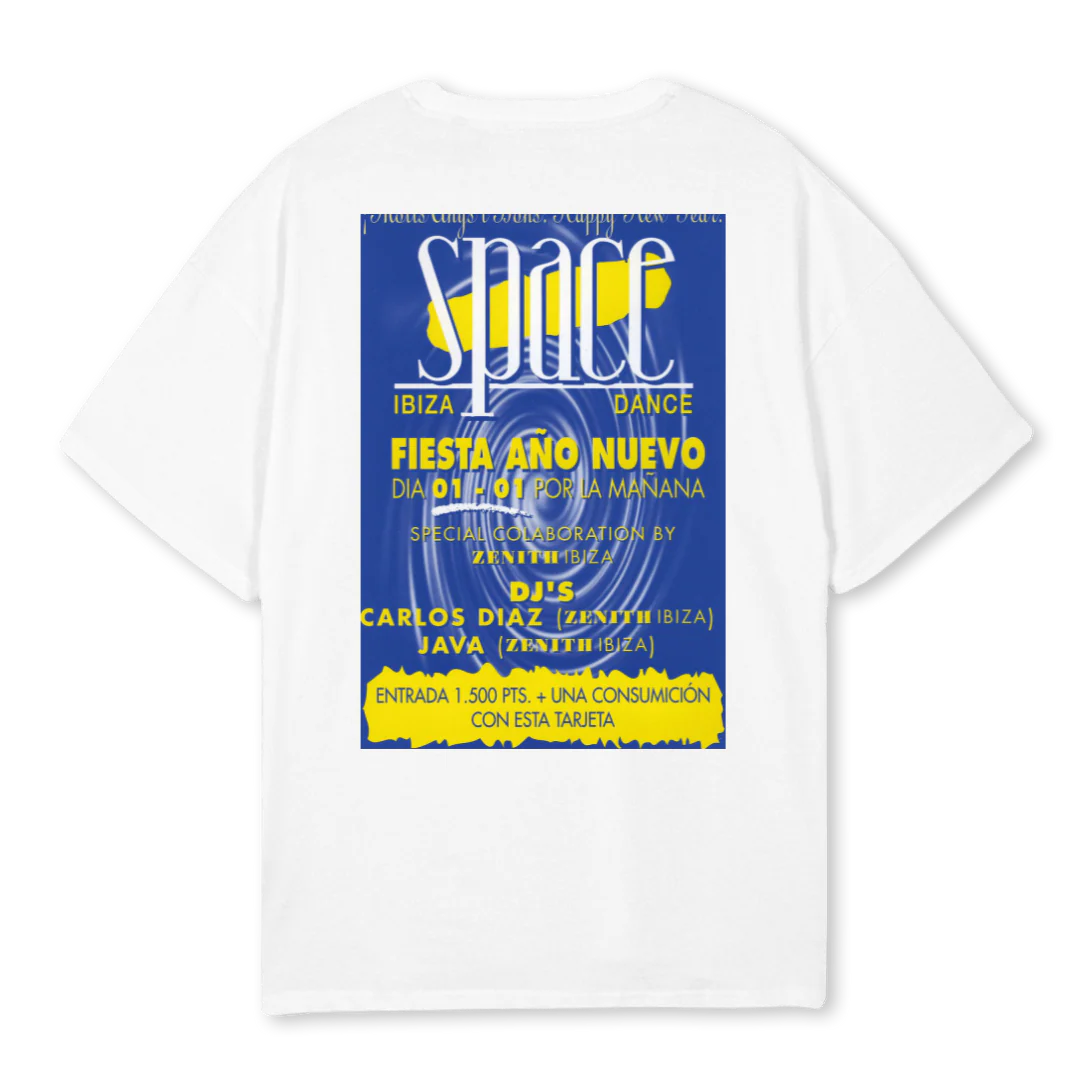 SPACETHREE White Oversized Tee. - Image 2