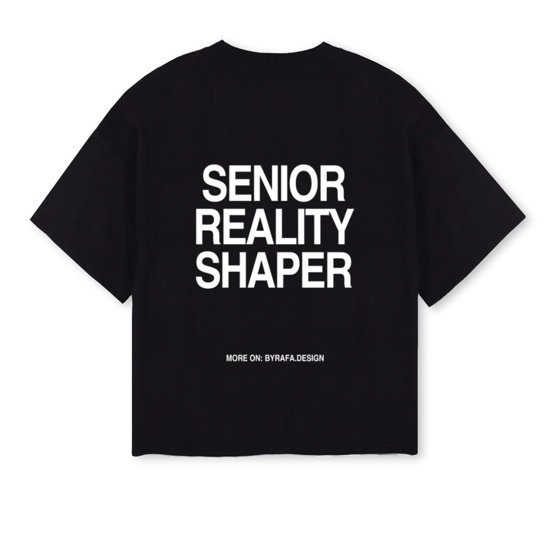 SPD Black Oversized Boxy Tee. - Image 2