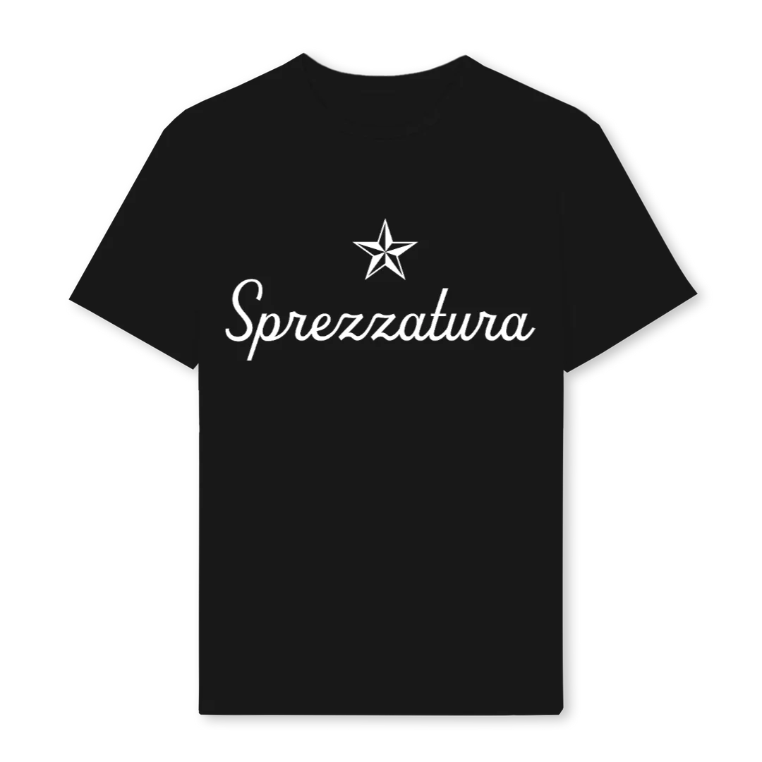 SPEZZFRONT Black Regular Tee.