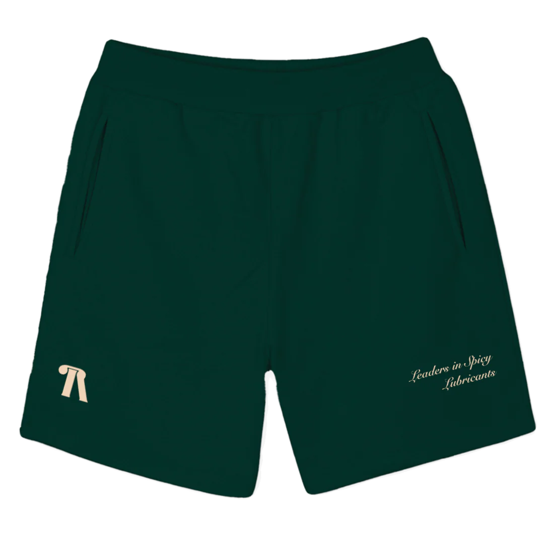 SPICYLUBRICANTSGREEN Wild Green Sweatshorts.