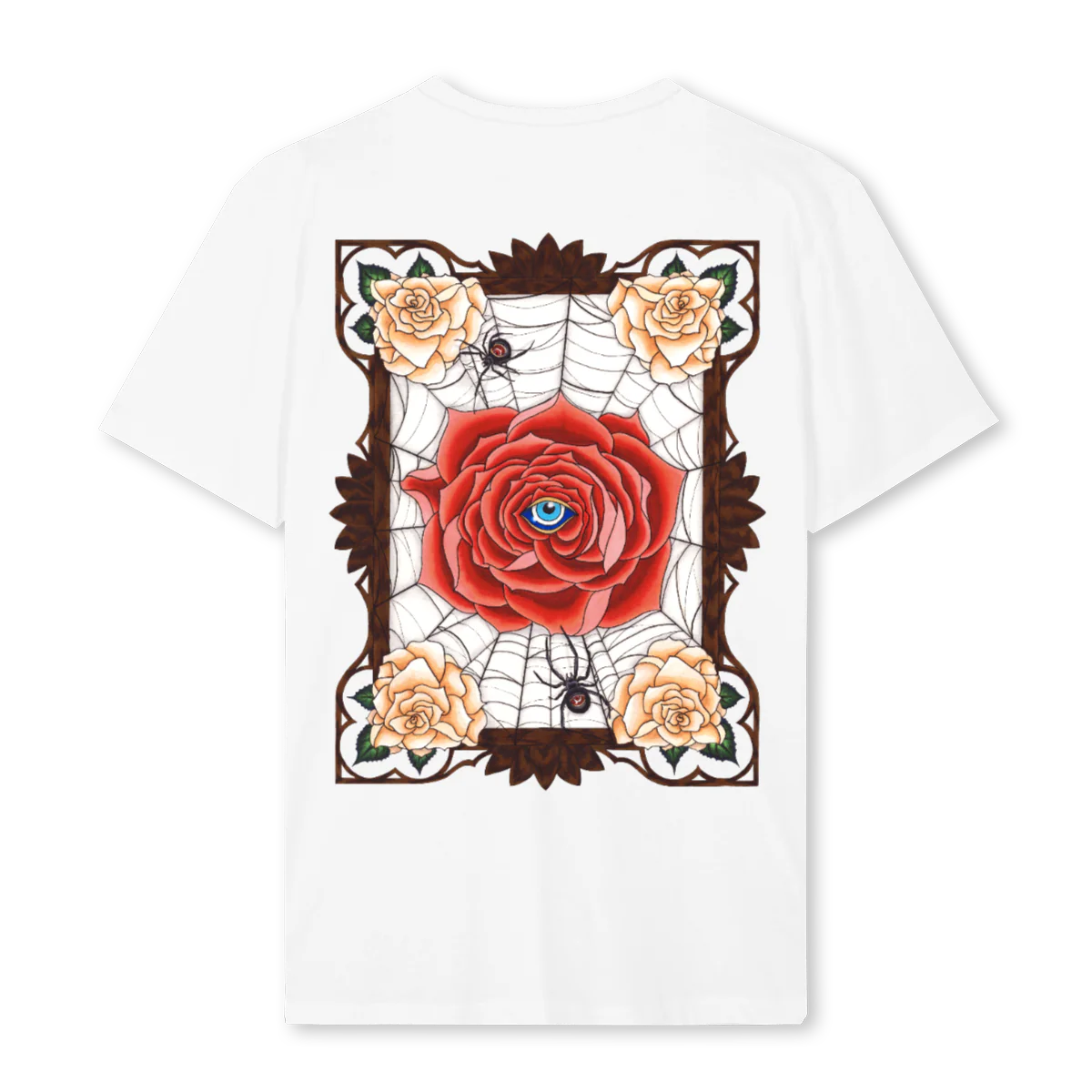 SPIDEREYEROSE White Regular Tee. - Image 2