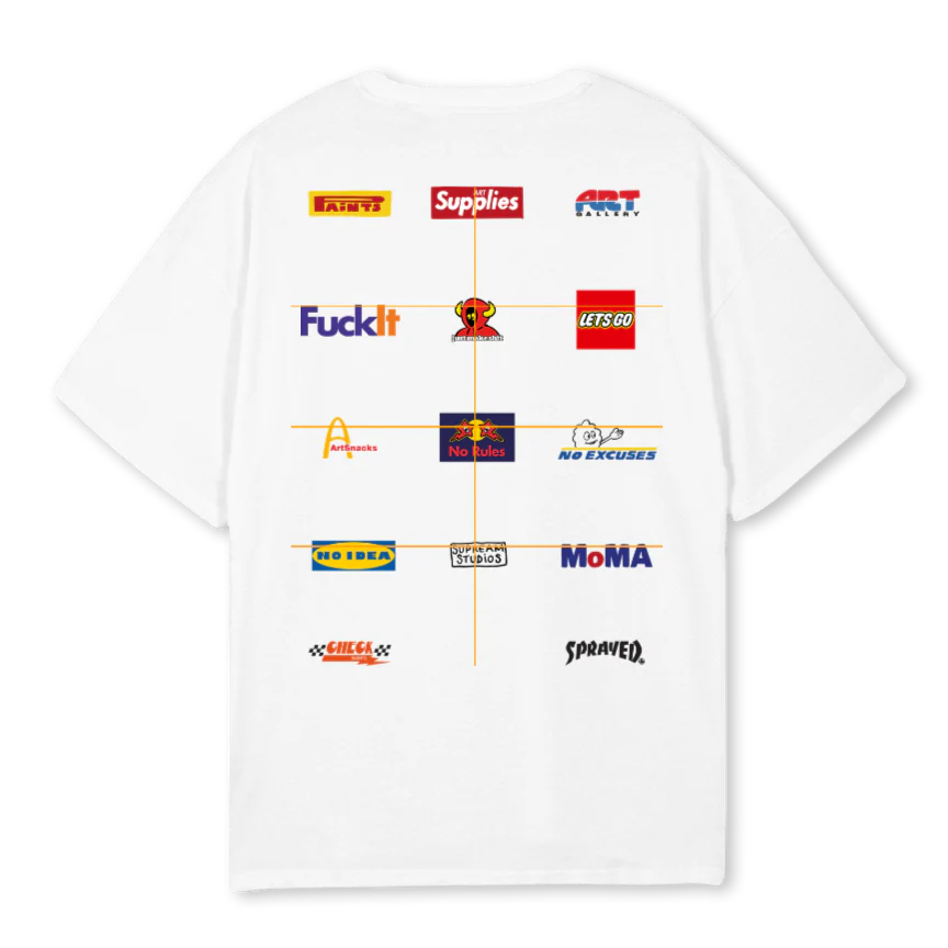 SPONSORED White Oversized Tee. - Image 2