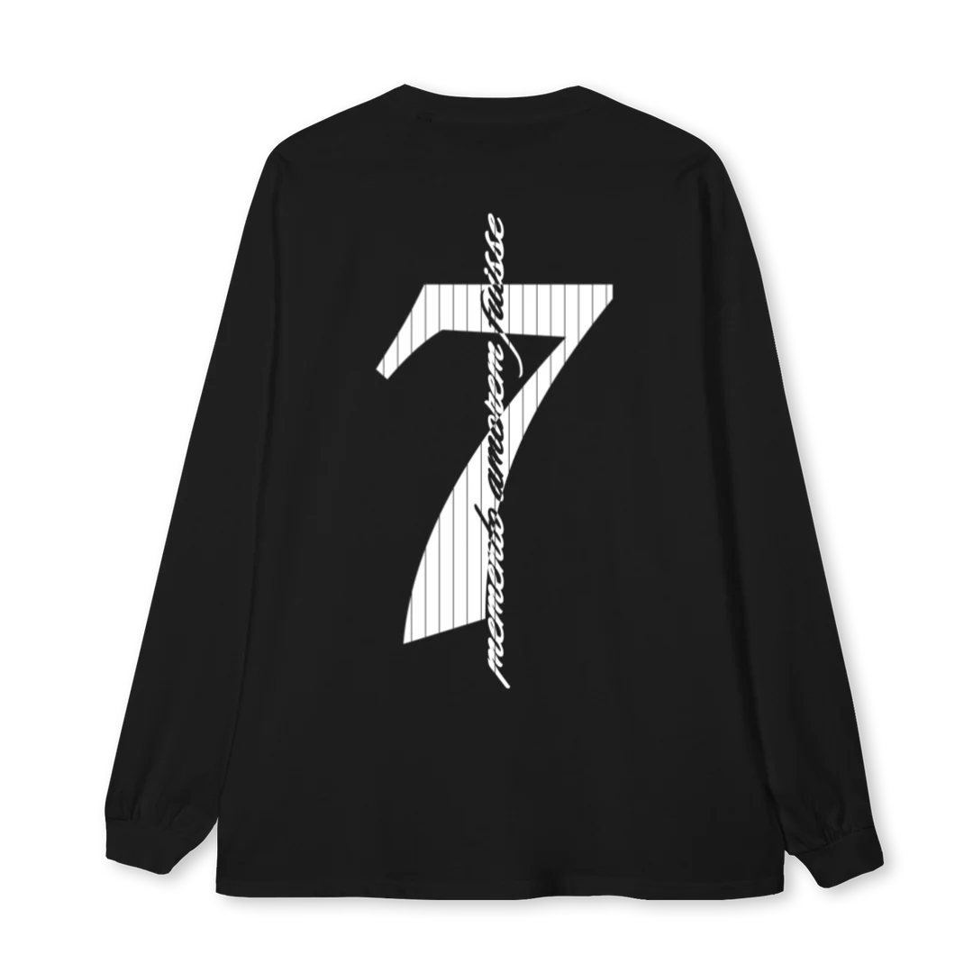 SPRINGLSRVR Black Oversized LS Tee. - Image 2