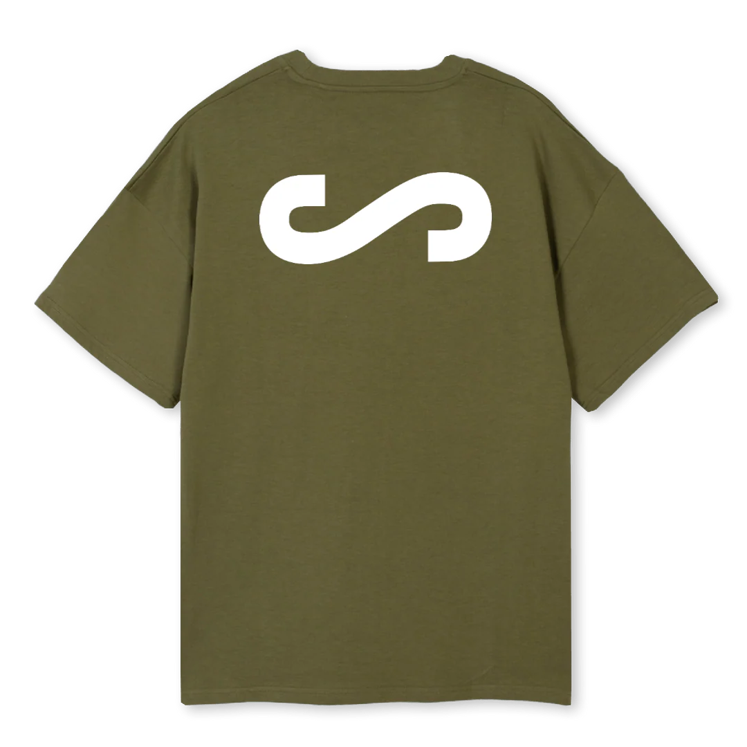 SSLSS Kaki Oversized Tee. - Image 2
