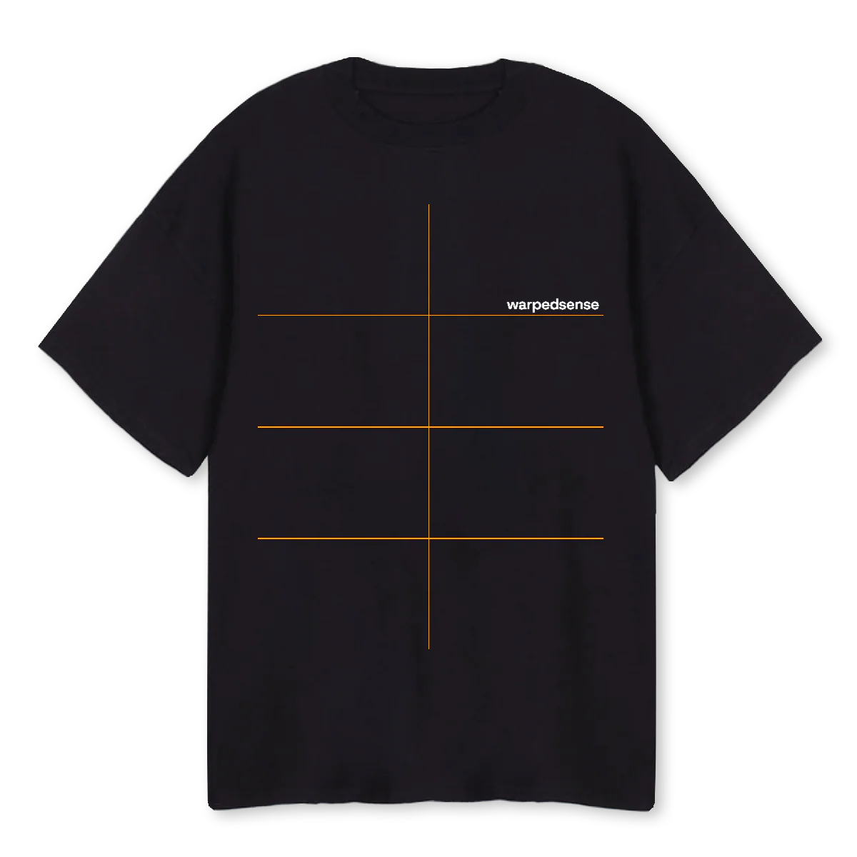 STAFF  Black Oversized Tee.