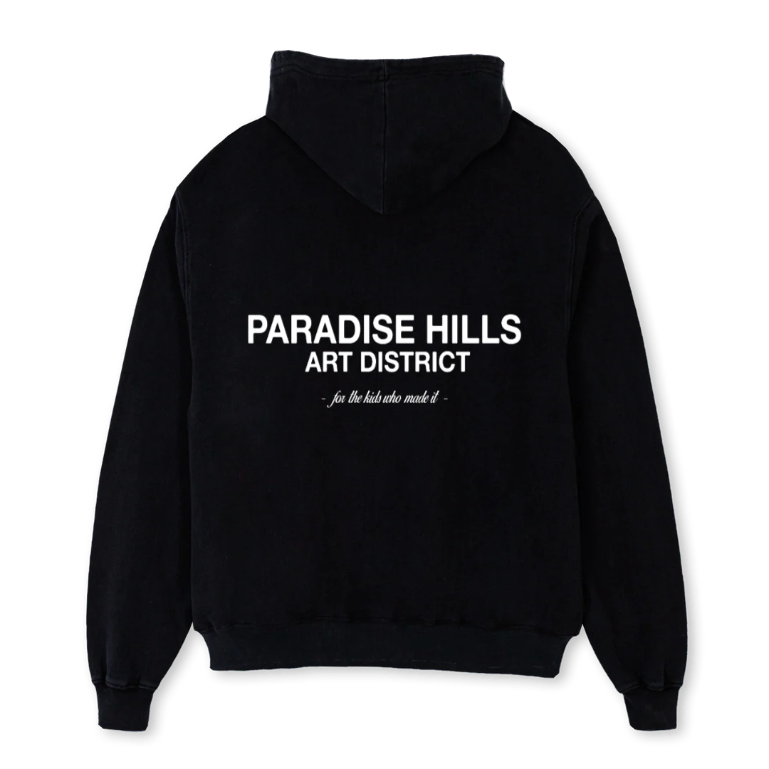 STAPLEBLACKHOODIE Black Oversized Hoodie. - Image 2