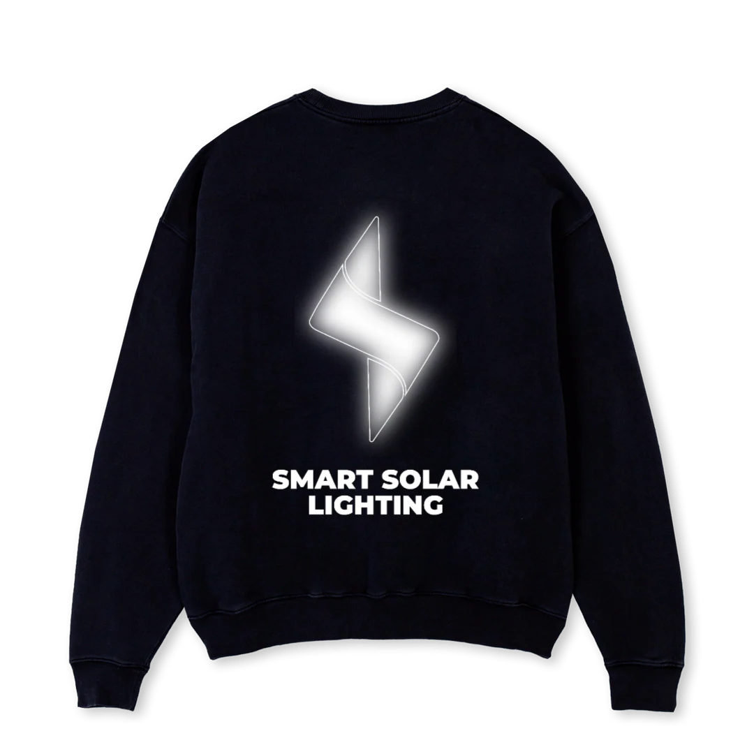 STARIAJERSEYBLACK Black Oversized Crewneck Sweater. - Image 2