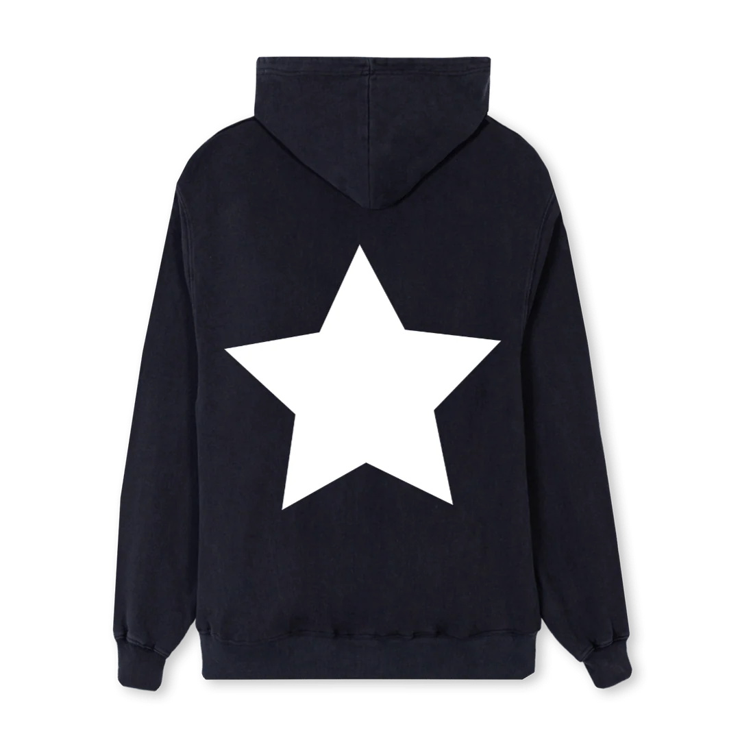 STARSFOREDMONDB Vintage Black Regular Hoodie. - Image 2