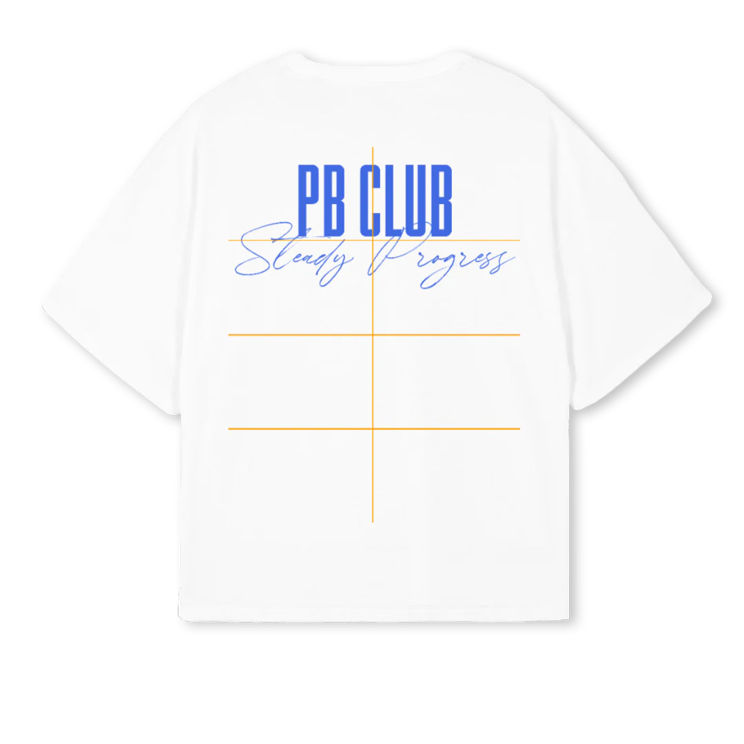 STEADYSAMPLE White Oversized Boxy Tee. - Image 2