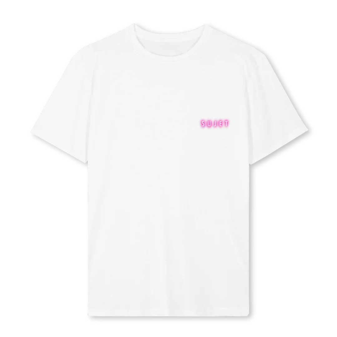 STRIPPERSHIRT White Regular Tee.