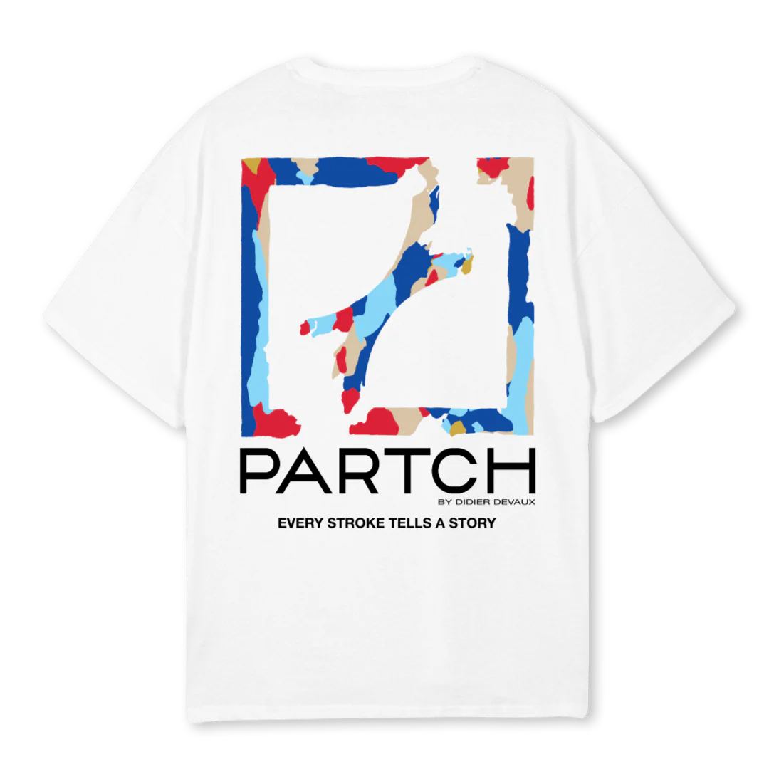 STROKEOVTWHT White Oversized Tee. - Image 2