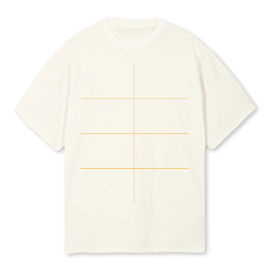 STT T Cream Oversized Tee.