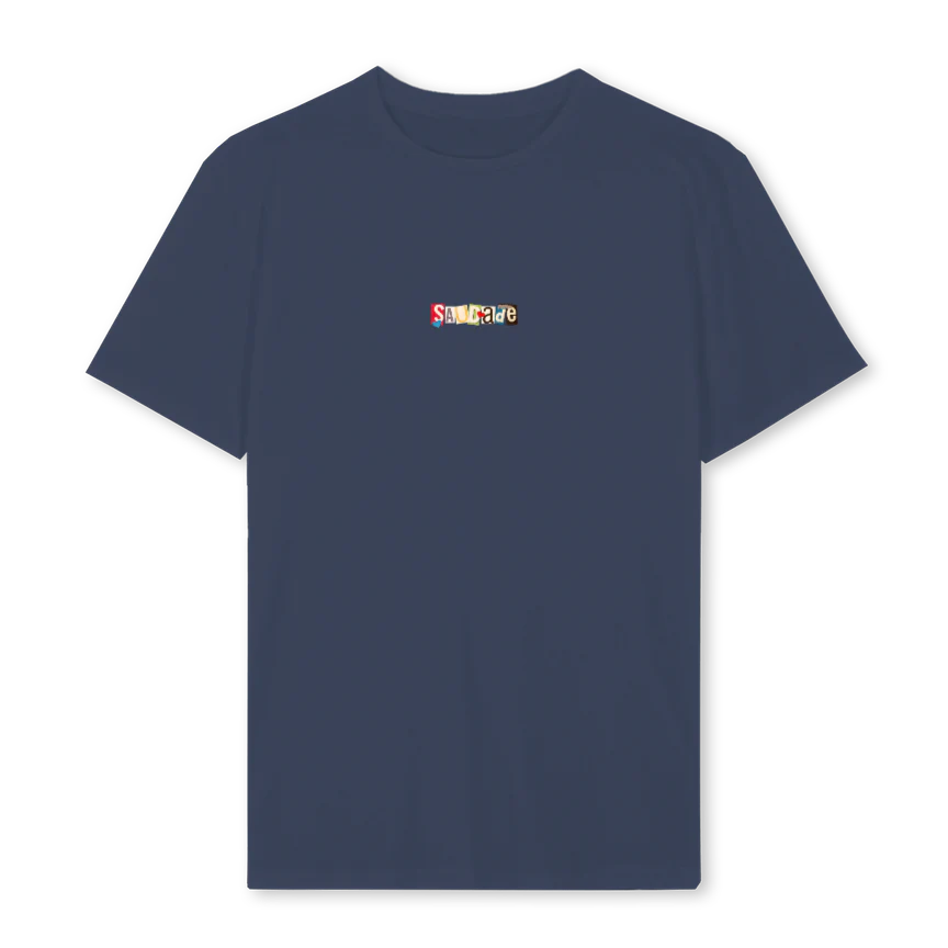 SUADADE Navy Blue Regular Tee.