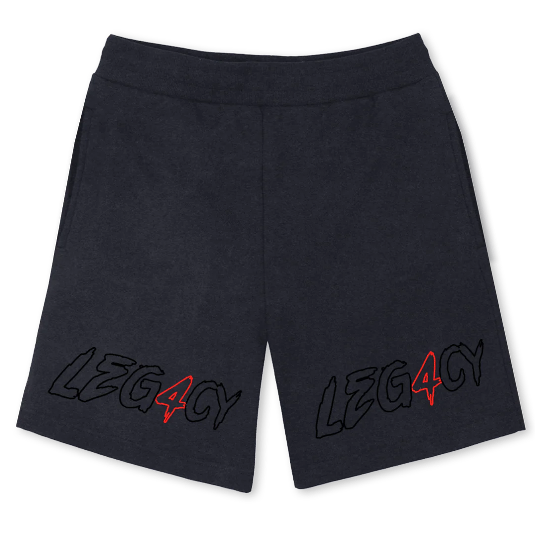 SUMMERR Vintage Black Relaxed Sweatshorts.