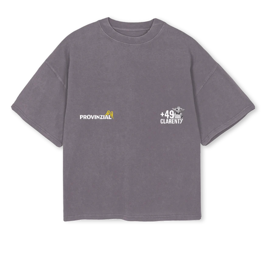 SUMMERTFPROVII Pigment Grey Oversized Boxy Tee.
