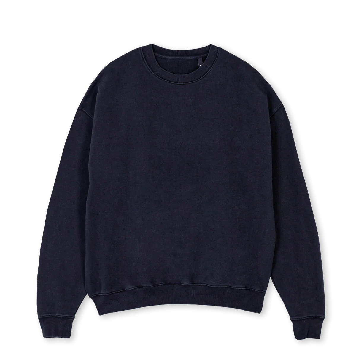 SWEATNEW Vintage Black Oversized Crewneck Sweater.