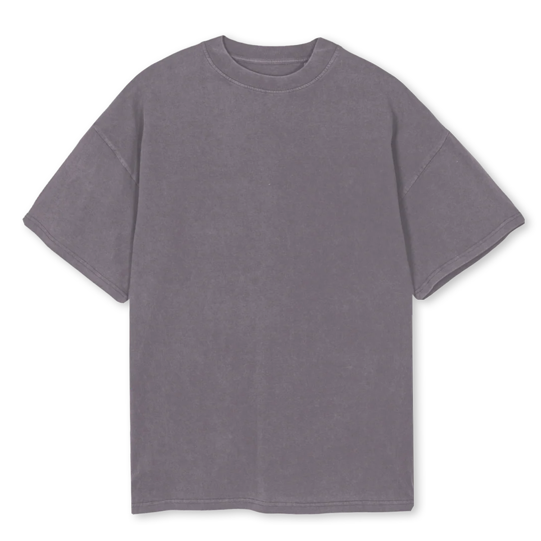 SYNAPSEBLACK Pigment Grey Oversized Tee.