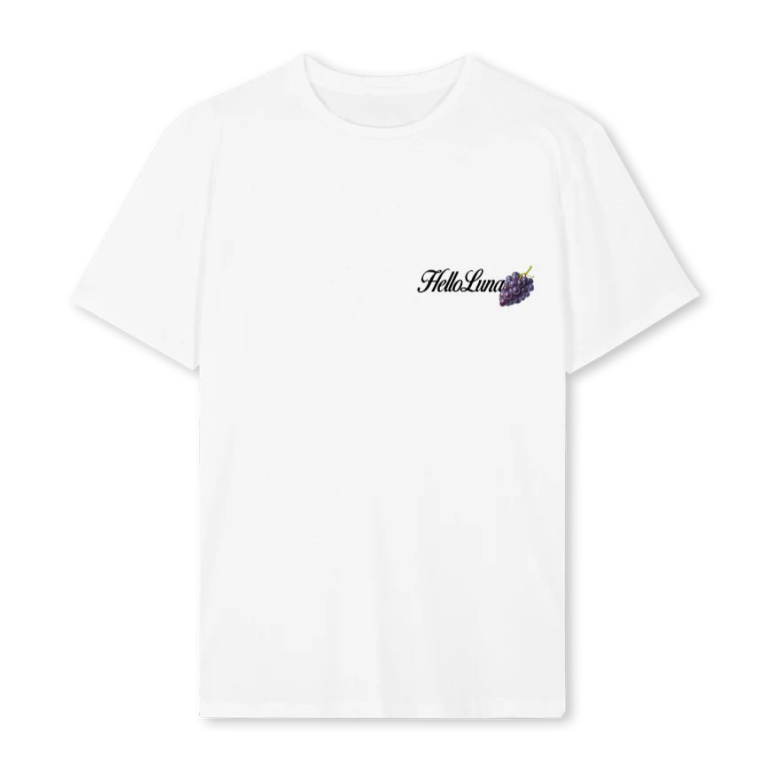 GRAPES_REGW White Regular Tee