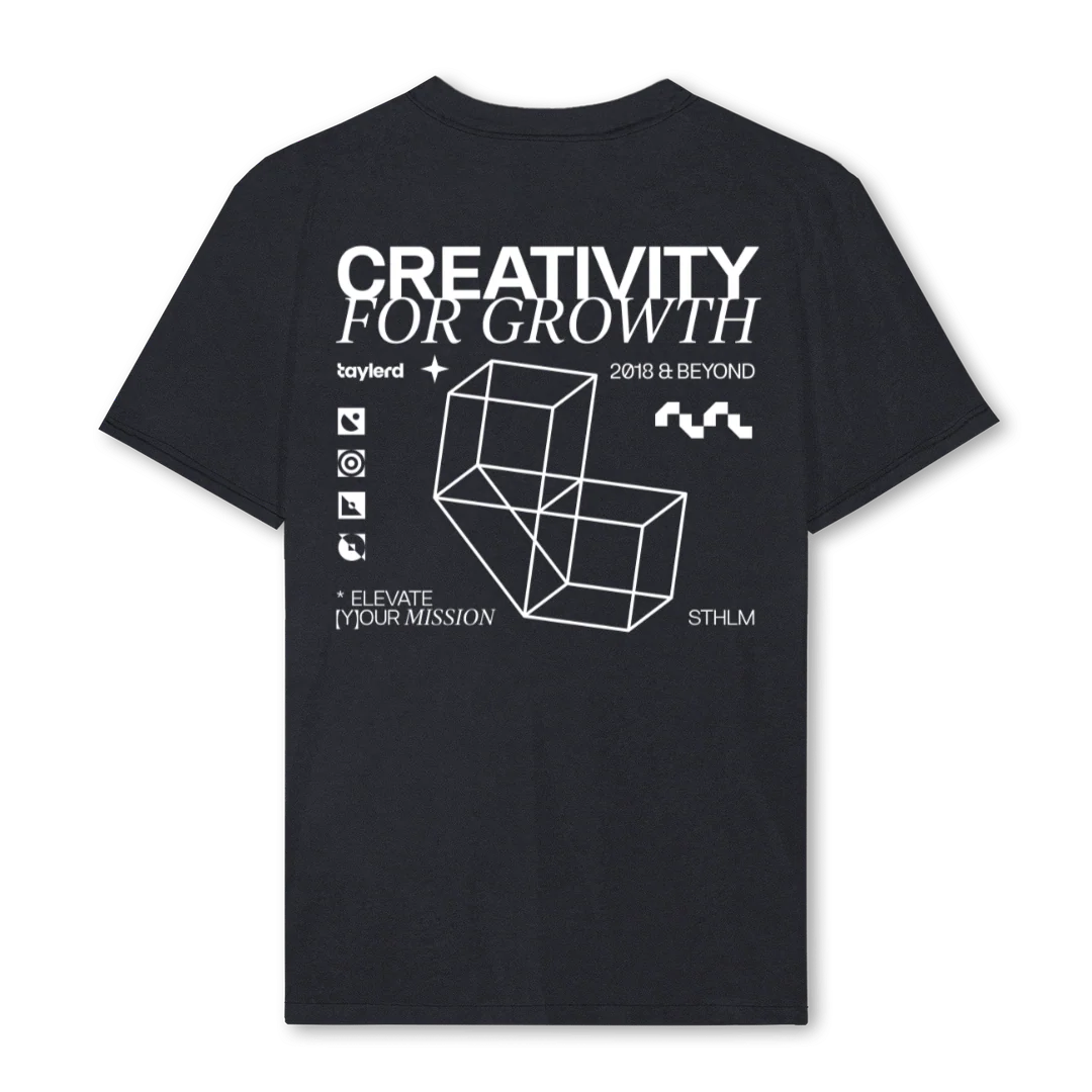 TAYLERDTEE Vintage Black Regular Tee. - Image 2