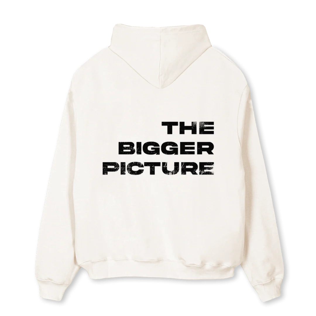 TBLACKP OSH Vintage White Oversized Hoodie. - Image 2