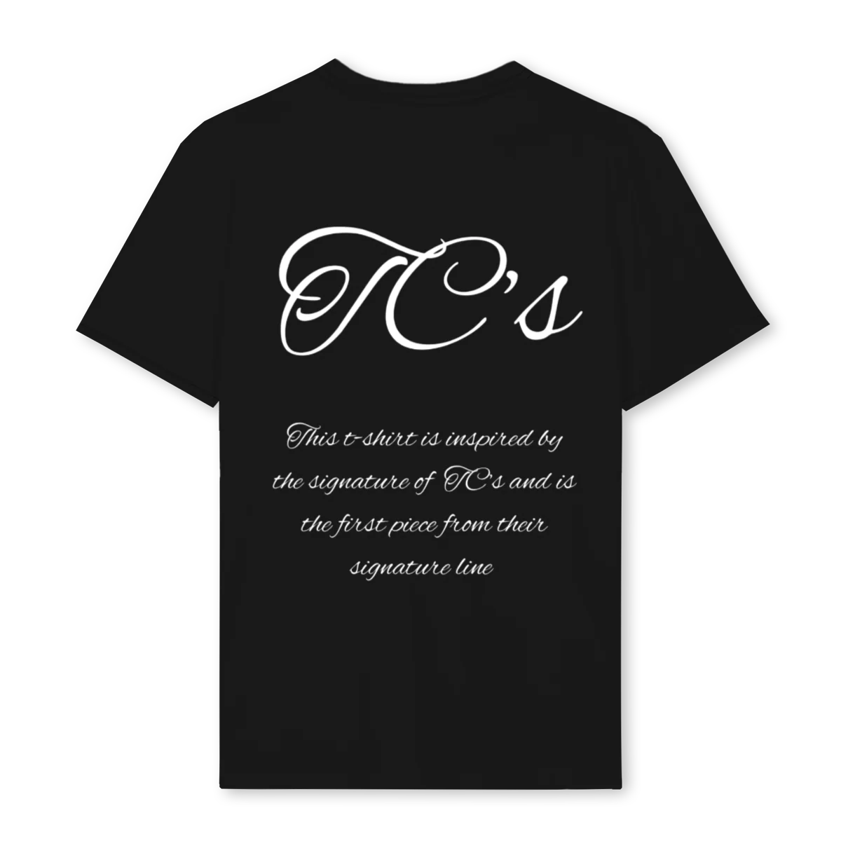 TCSSIGNATURETWO Black Regular Tee. - Image 2