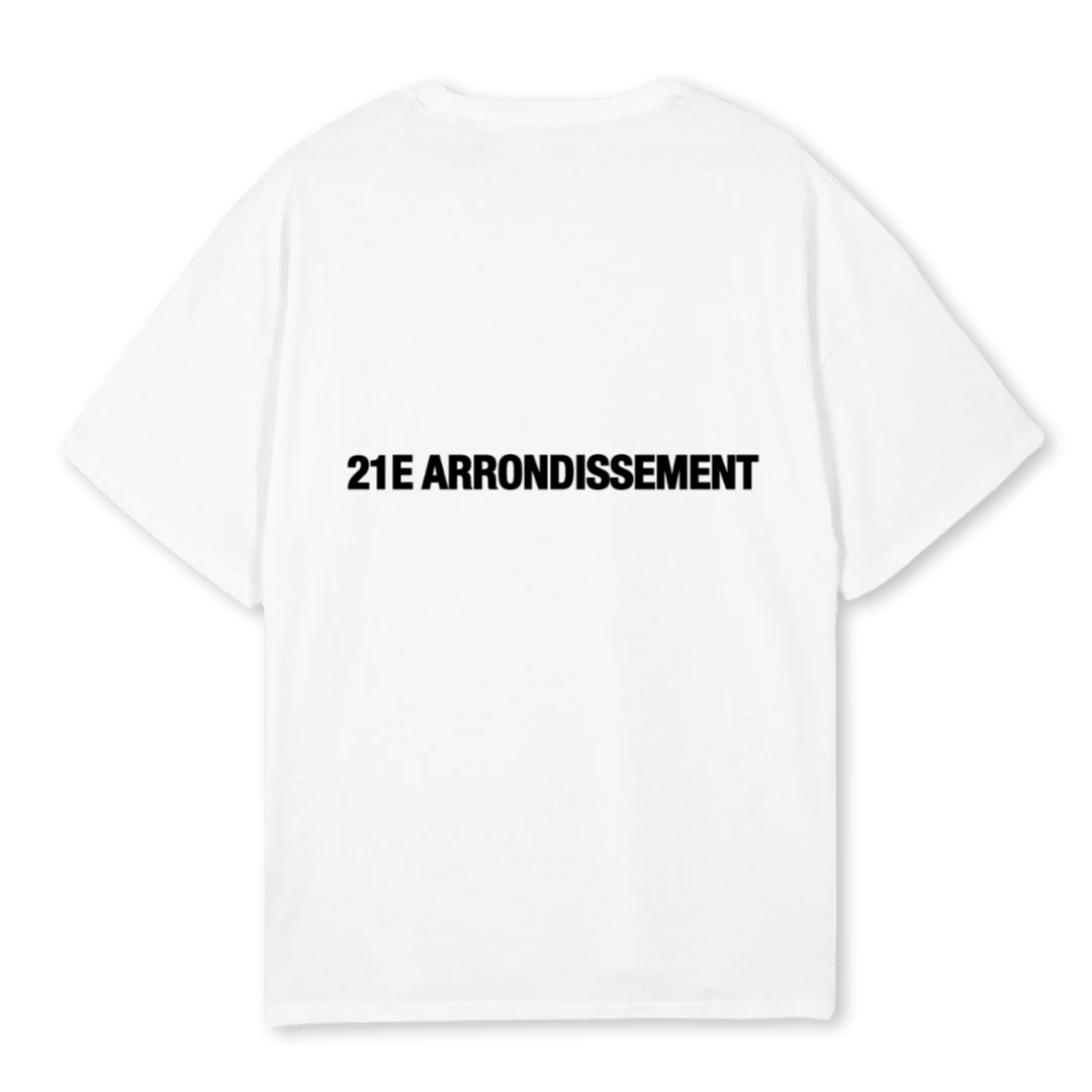 TEEB White Oversized Tee. - Image 2